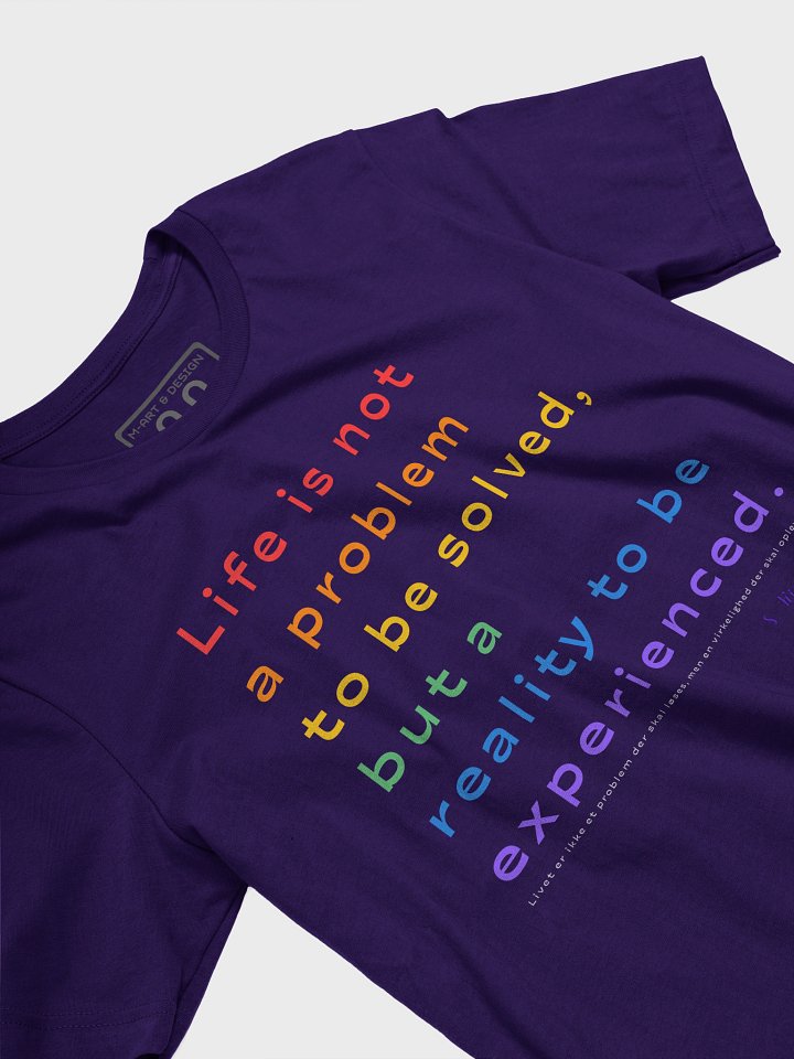 Embrace the Experience – Kierkegaard's Wisdom on Life - Bella+Canvas Supersoft T-Shirt product image (23)