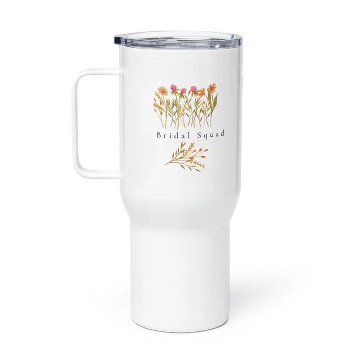 Bridal Squad 006 Wild Flowers Floral Bliss Travel Mug product image (1)