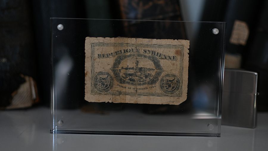 خمسة قروش ورقية اصدار شحيح ونادر 1944 product image (3)