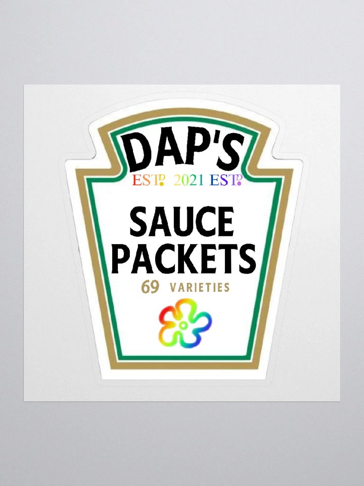 Dap's Sauce Packets Sticker product image (1)