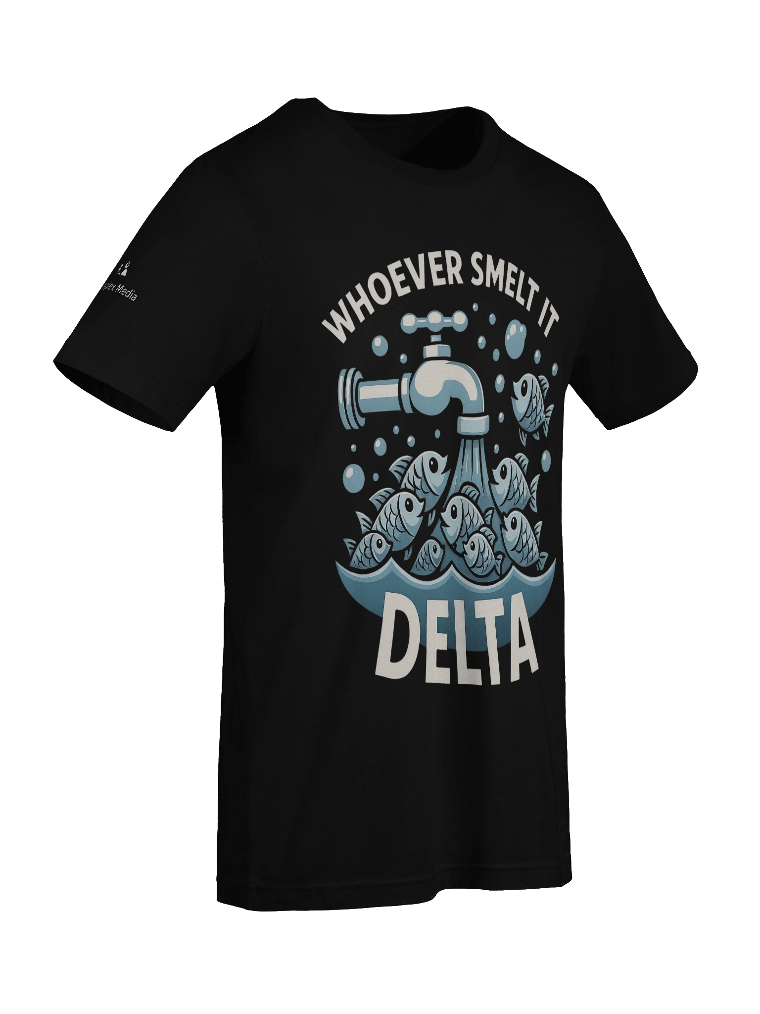 Whoever Smelt It Delta Tee - Black Only product image (8)