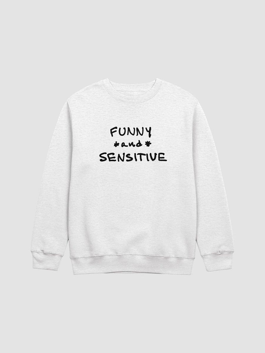 FUNNY *and* SENSITIVE printed crewneck product image (2)