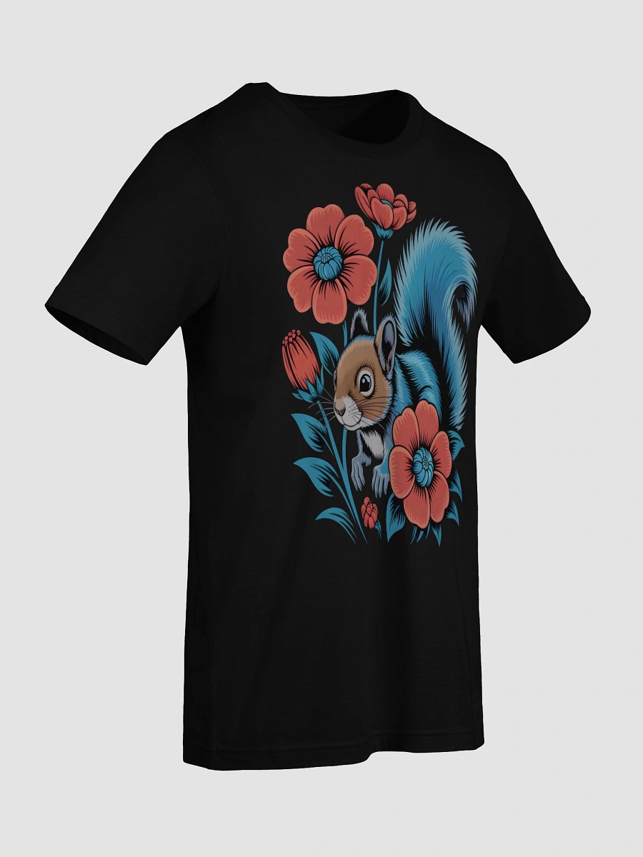Whimsical Squirrel & Floral Fantasy T-Shirt product image (49)