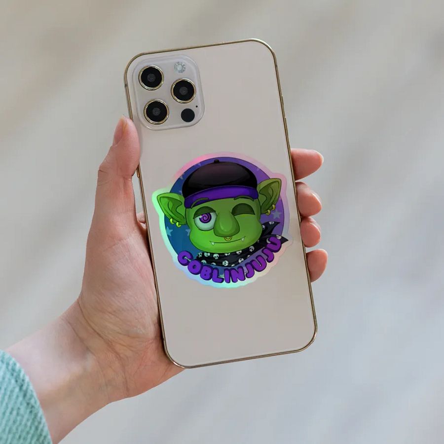 Holographic Star Struck GoblinJuju Sticker product image (6)