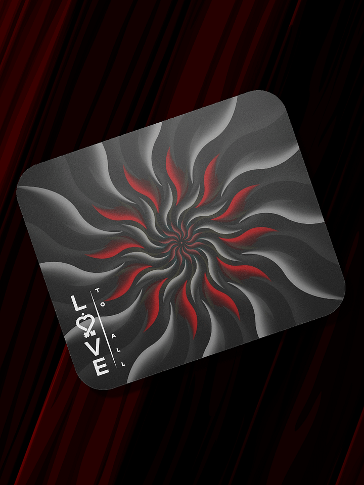Red Mandala Small Mousepad product image (1)
