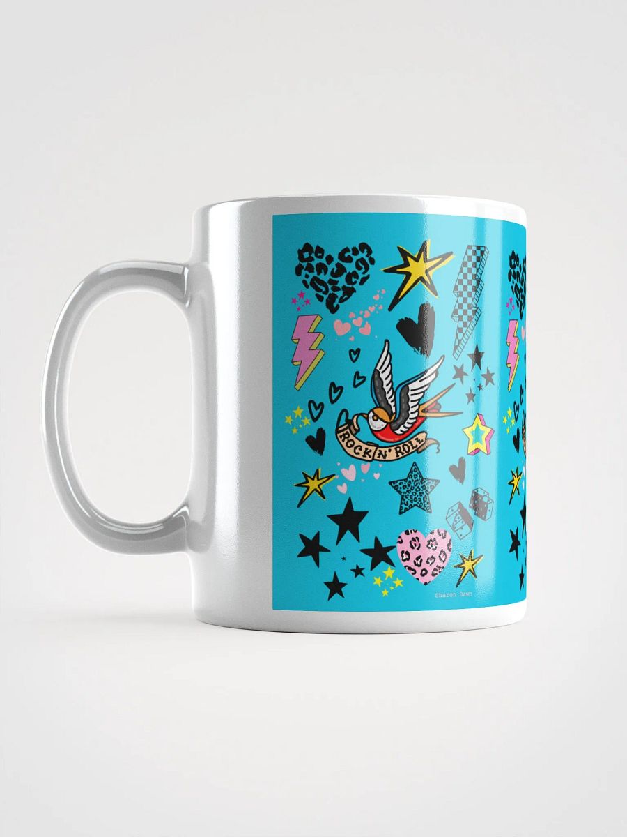 Rock N Roll Tattoo Print Mug - 3 sizes available product image (6)