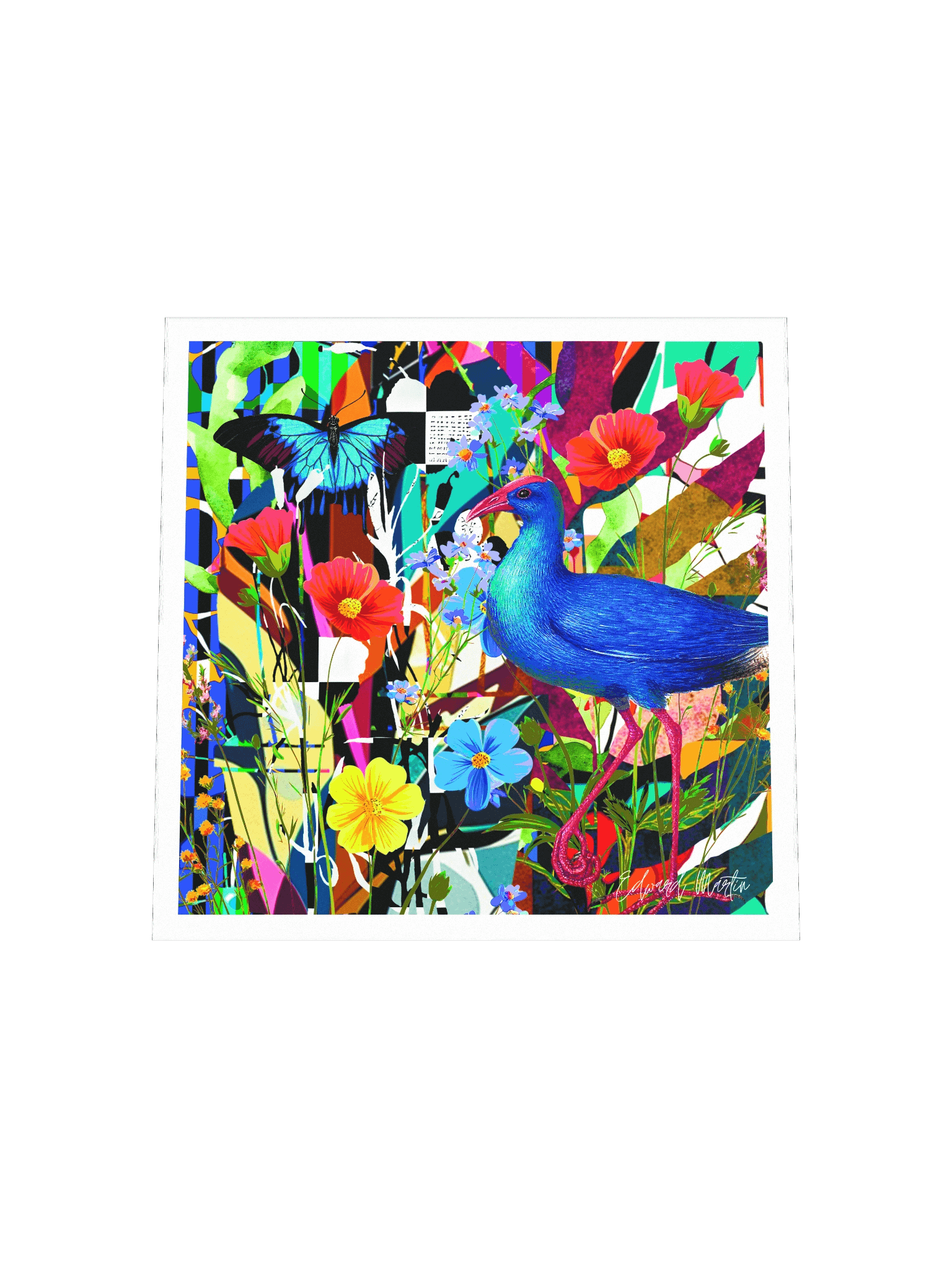 'Maximalist Flora' by Edward Martin Collage Print product image (18)