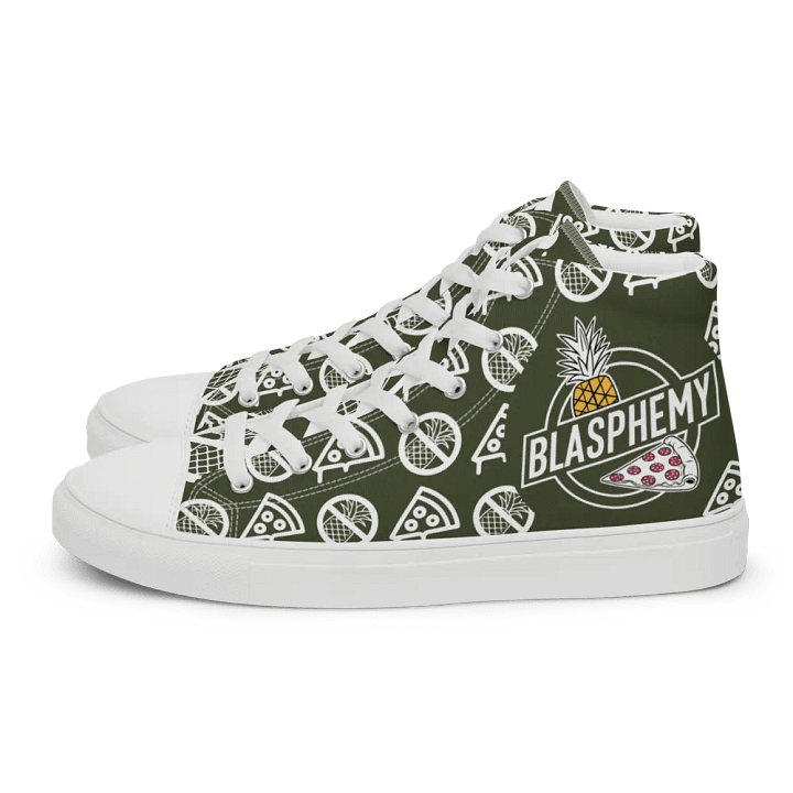 Blasphemy High Top Olive/White Male product image (2)