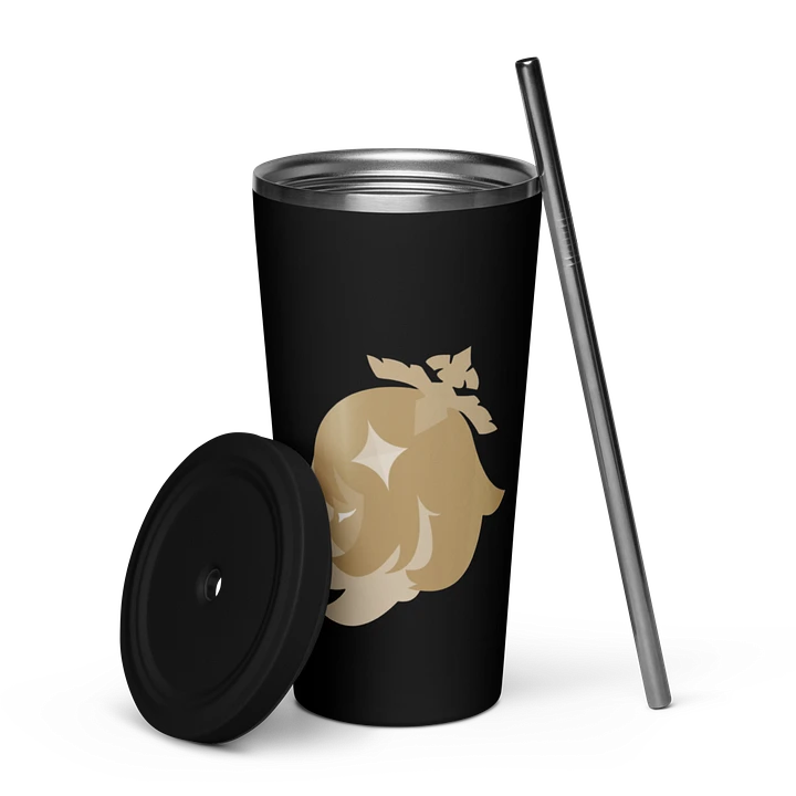 Guilded Genshin Impact Insulated Tumbler with a Straw product image (2)