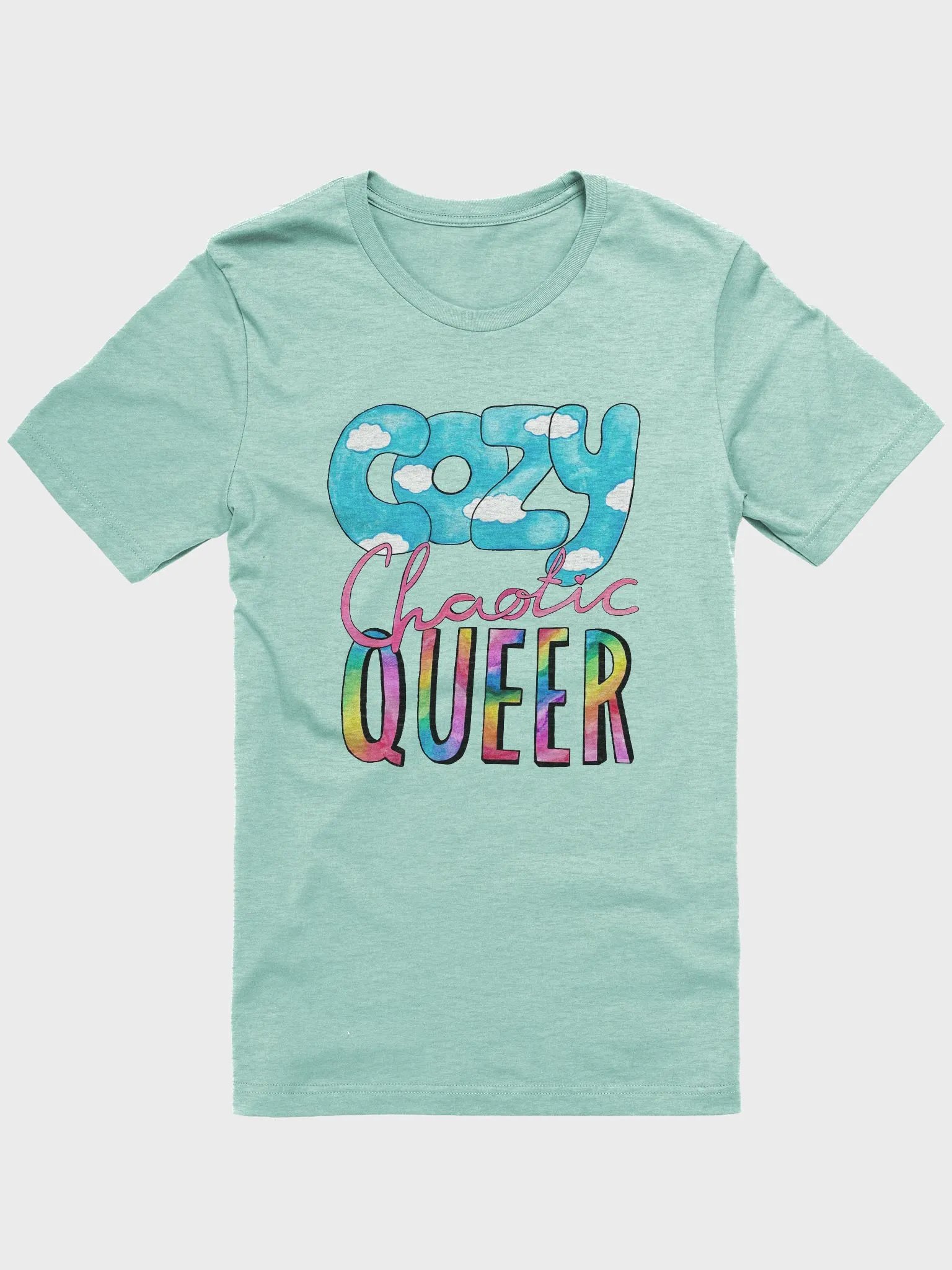 Cozy Chaotic Queer Tee - Multiple Colors product image (2)