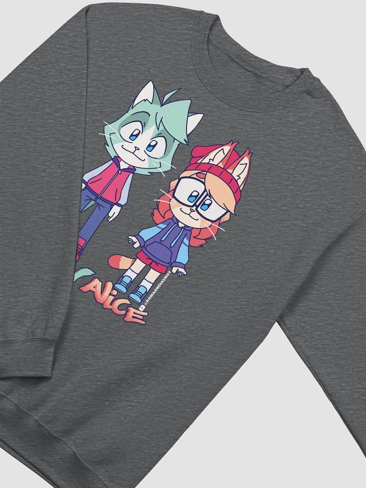 Sweatshirt Cyan Alice Chibi Style product image (1)