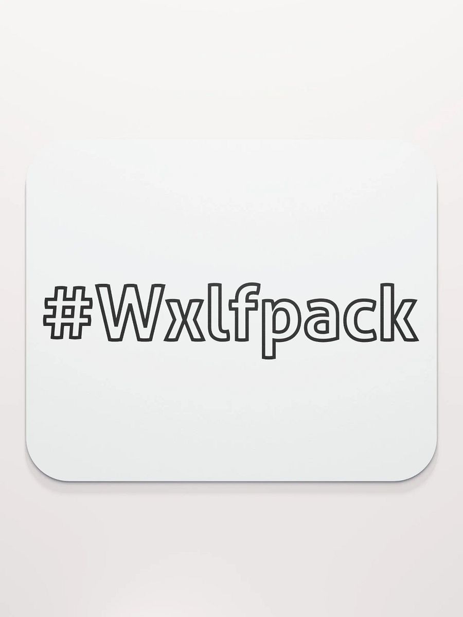 Wxlfpack Mouse Pad-White product image (2)