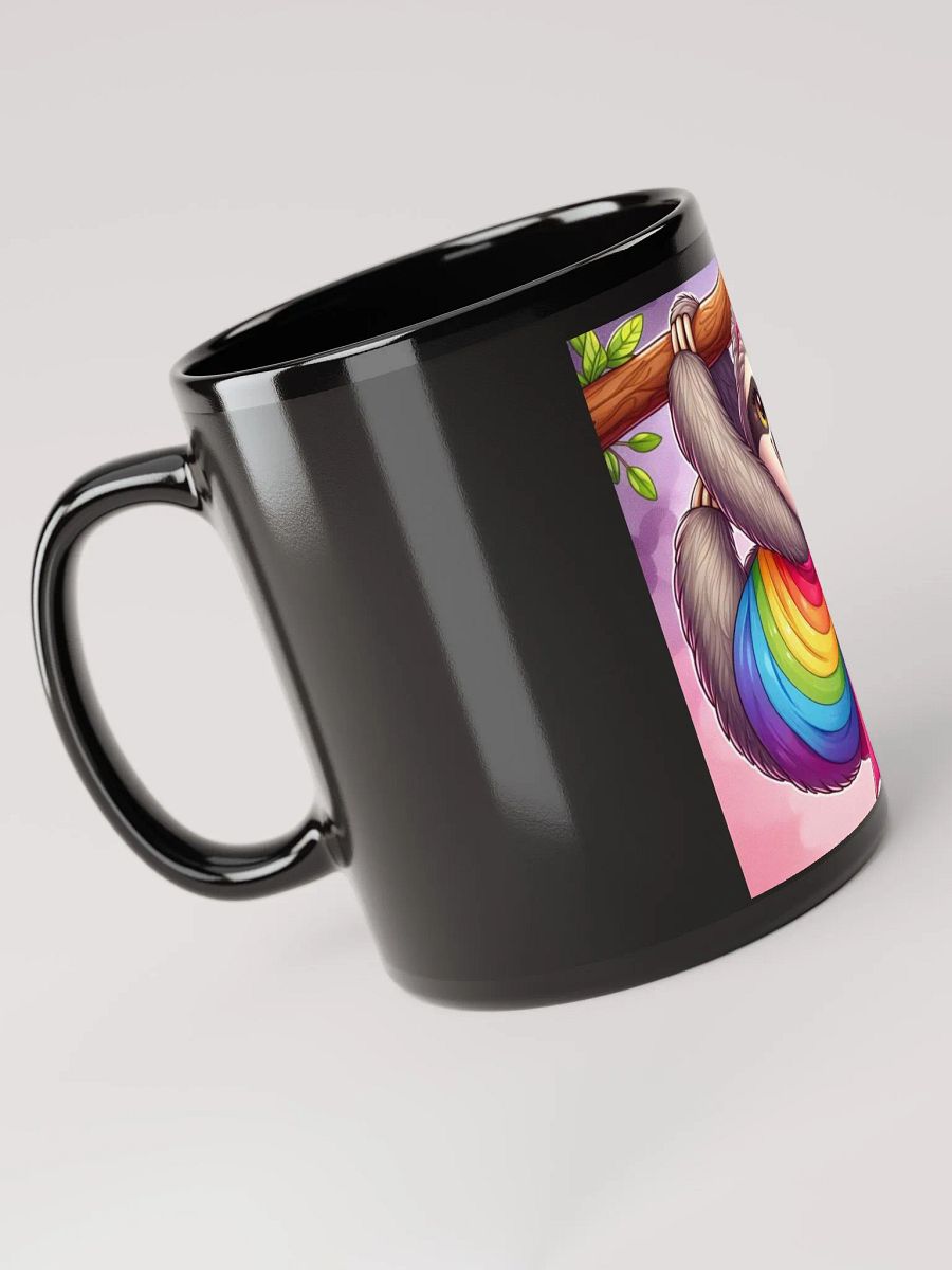 Pris- Sleepy Socialist Pride- Black Glossy Mug product image (4)