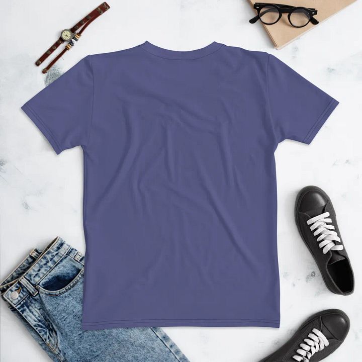 Plain Dark Purple Soft Summer Women's Crewneck Polyester Heavyweight Premium T-Shirt by Treasure Pie product image (2)