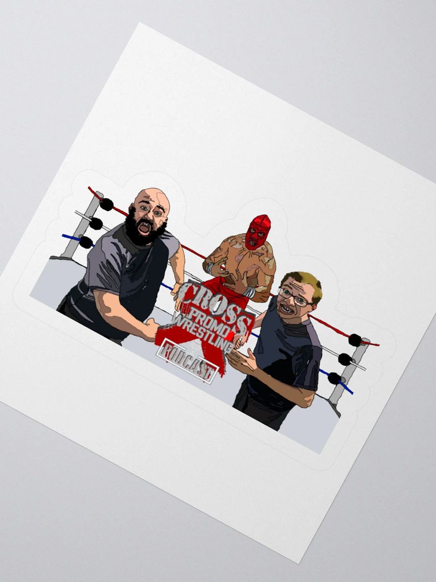 Cross Promo Wrestling Podcast Stickers product image (2)