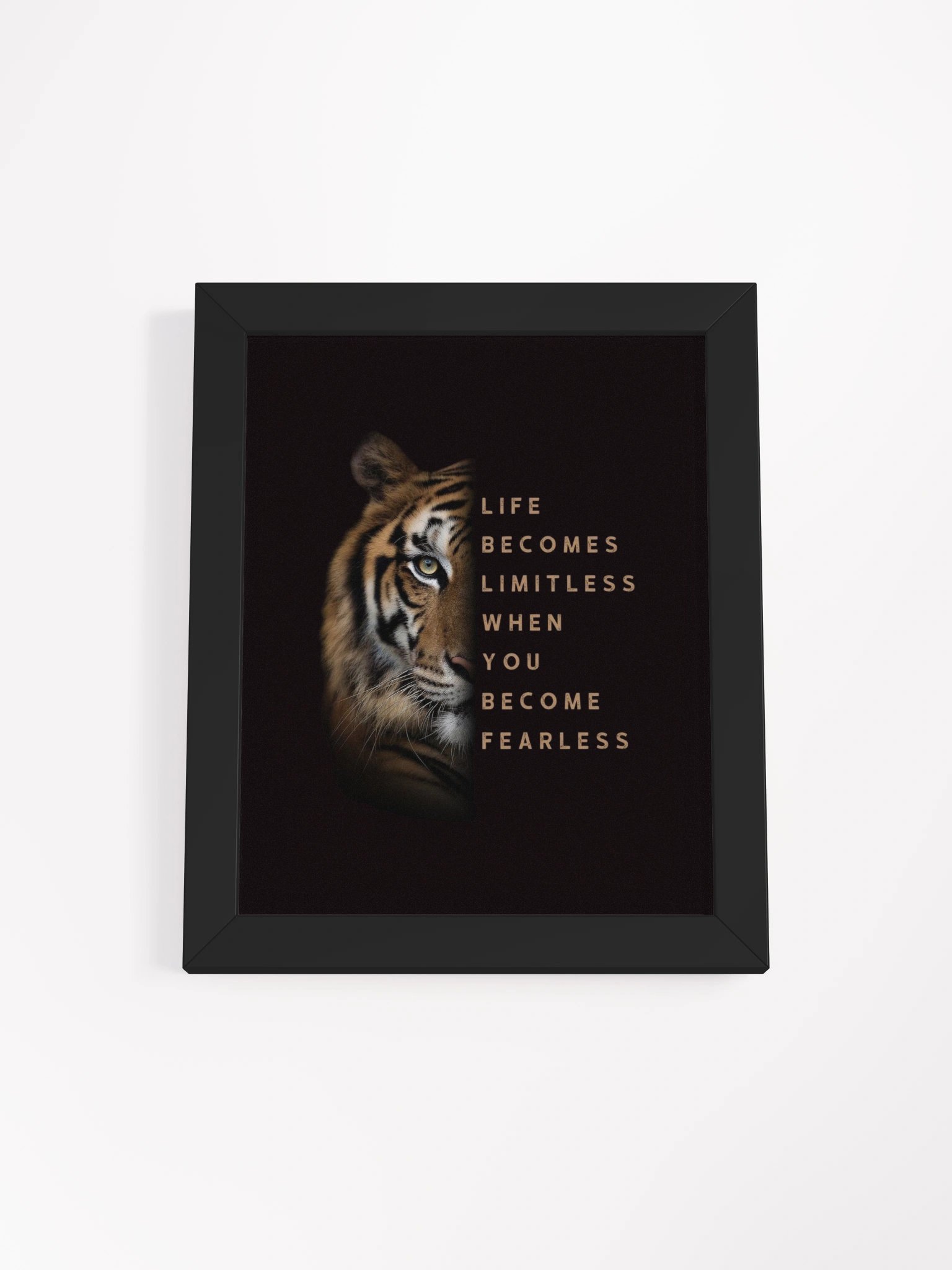 Fearless Tiger Framed Poster product image (1)