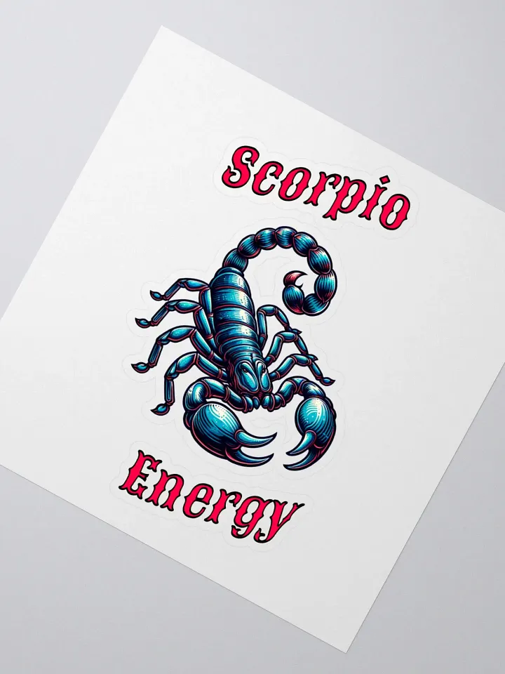 Zodiac Sign Scorpio Energy Sticker product image (2)