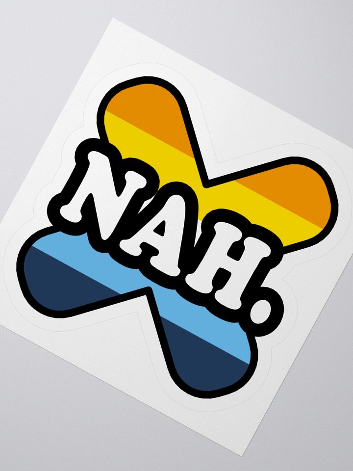 Aroace "Nah" sticker product image (2)