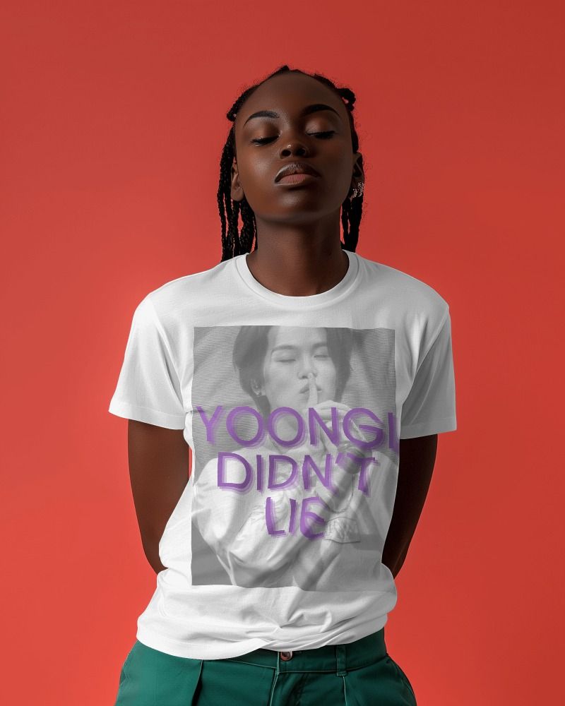 Yoongi didn´t lie Soft T-shirt product image (51)