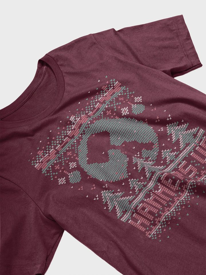 Christmas Tee Maroon product image (2)