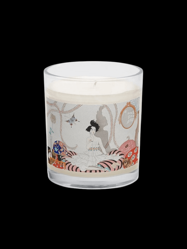 Plate no. 7. Soy Wax Candle In A Clear Glass Jar. product image (2)
