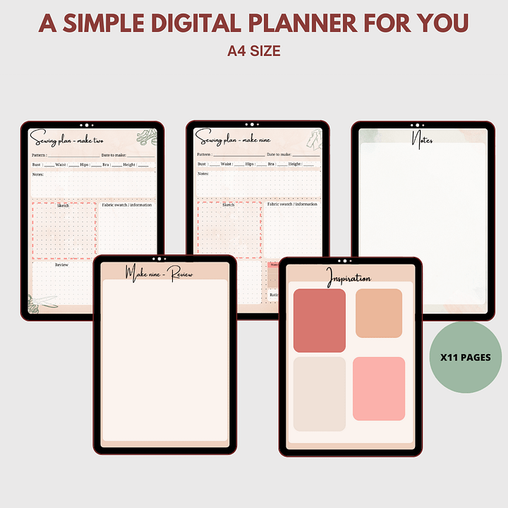 Make Nine Sewing Planner product image (2)