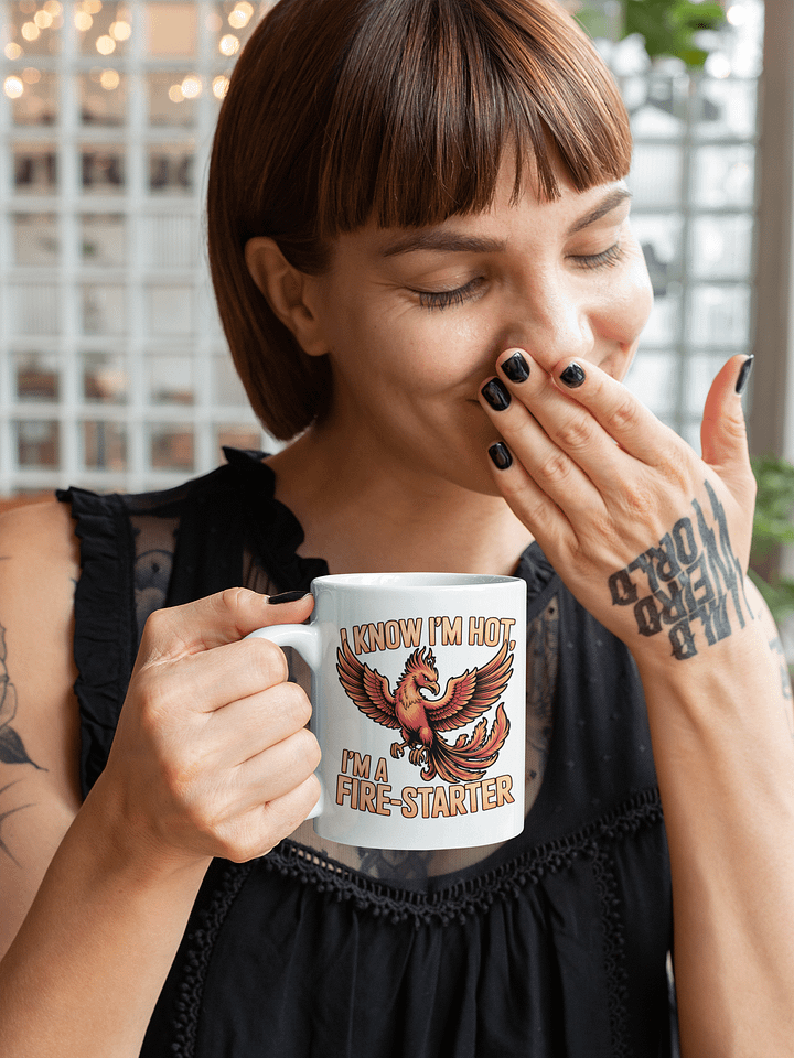 I know I'm Hot Phoenix Human Design Manifestor Mug product image (2)