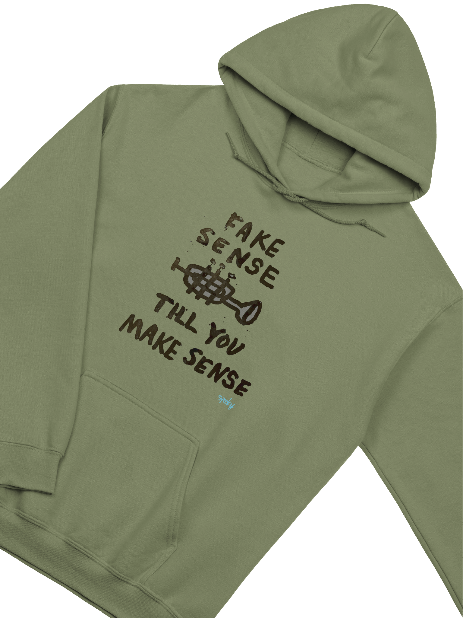 Spooky Harris Fake Sense Mossy Hoody product image (3)