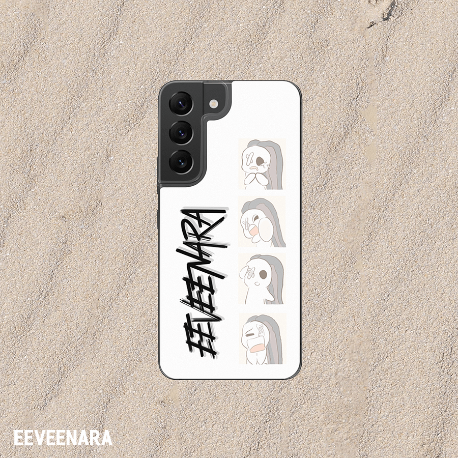 EV BUNNIES SAMSUNG CASE - [WHITE] product image (1)