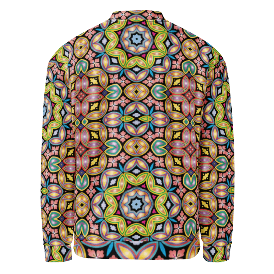 Batik Kawung Red Bomber Jacket product image (2)