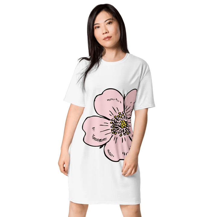 Blossom Comfort Oversized Nightshirt Dress product image (1)