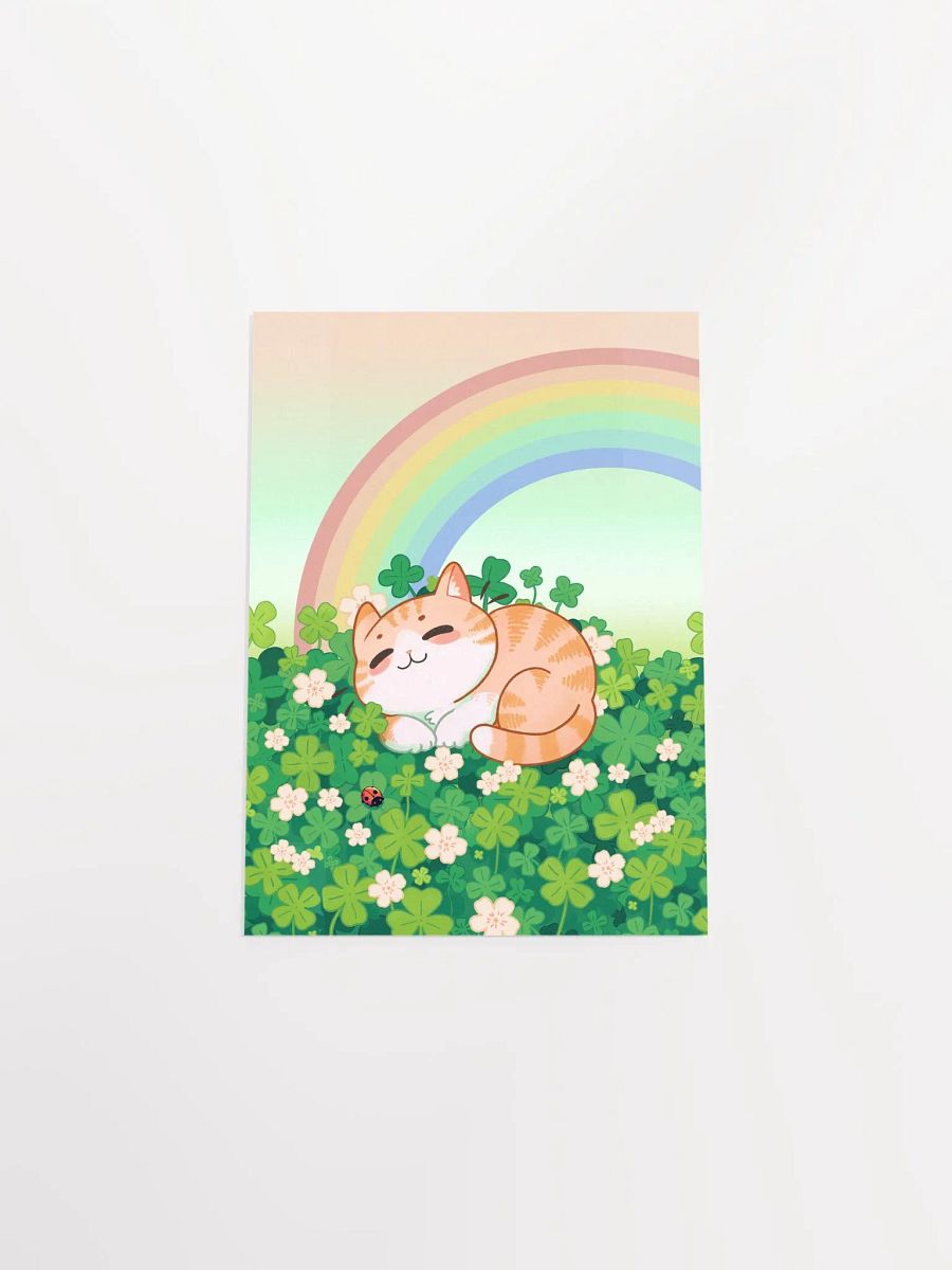 Lucky cat - St. Patrick Irish charm Poster product image (23)