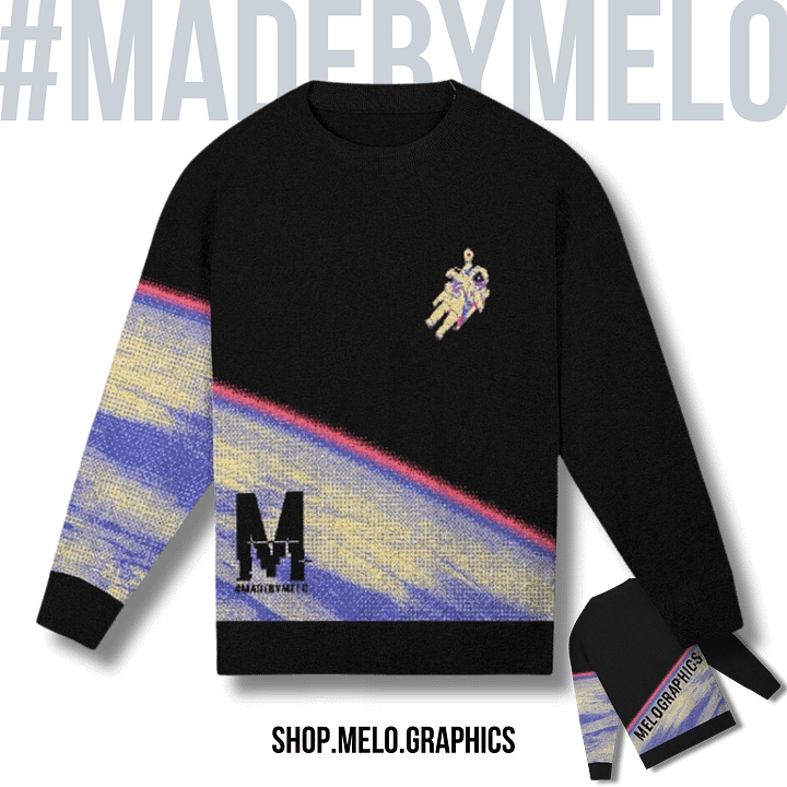 Lost in Space Knit Sweater [Relaxed-Fit] | #MadeByMELO product image (1)