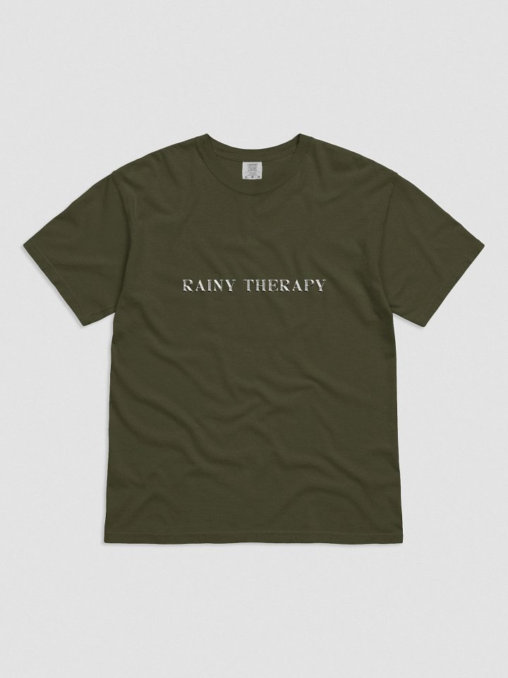 Embroidered Rainy Theraphy Unisex Tee product image (1)