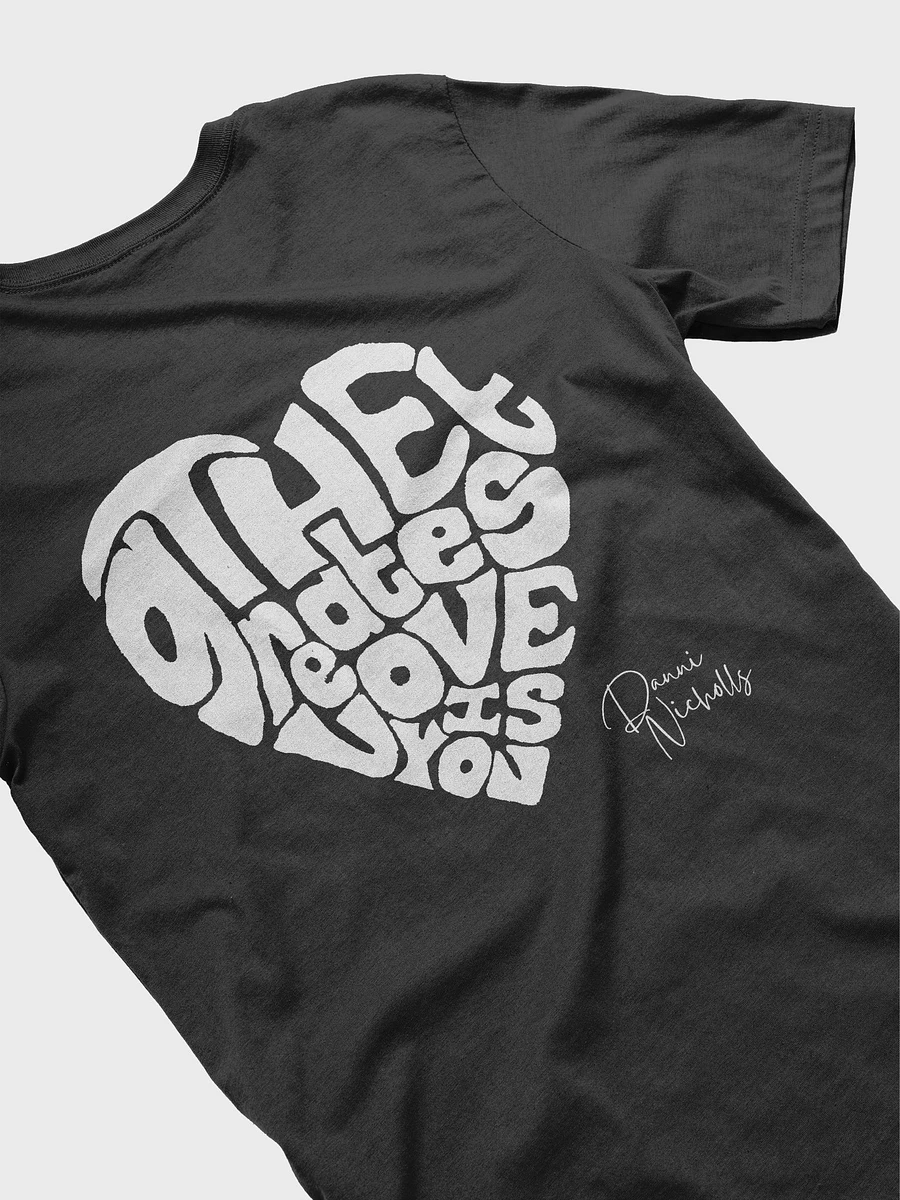 Lyric Heart T-shirt (design on back) product image (3)