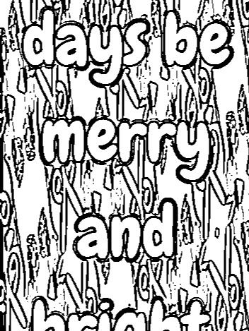 Color Your Own Christmas Lineart Bookmarks-Full Sheets in 2x6" and 2x8" product image (1)