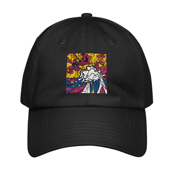 Explosive Energy Abstract Art Dad Hat - Wave at Sunset product image (1)
