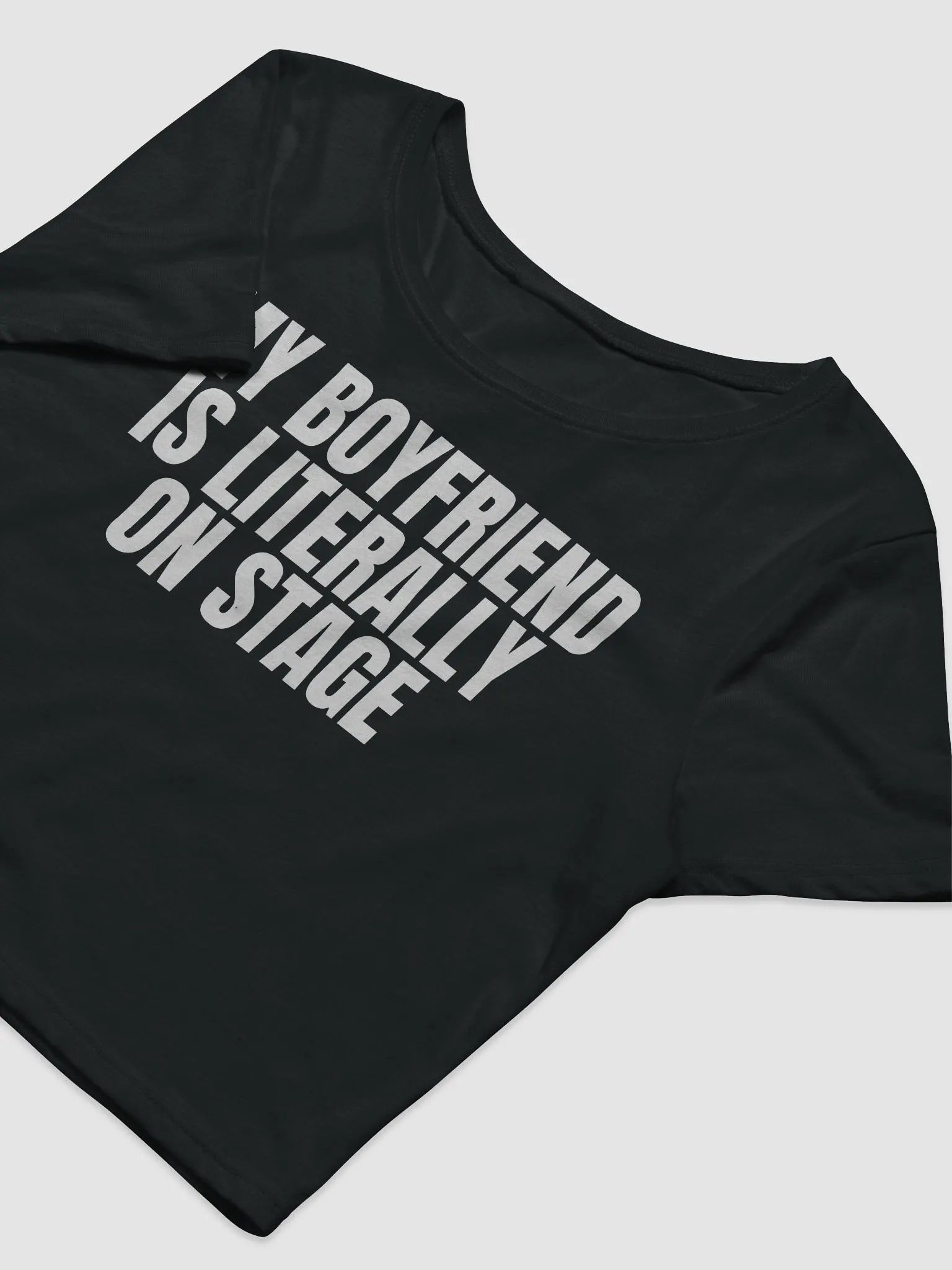 My Boyfriend Is Literally On Stage Baby Tee product image (8)