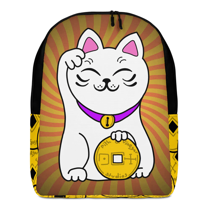 Maneki neko backpack product image (1)