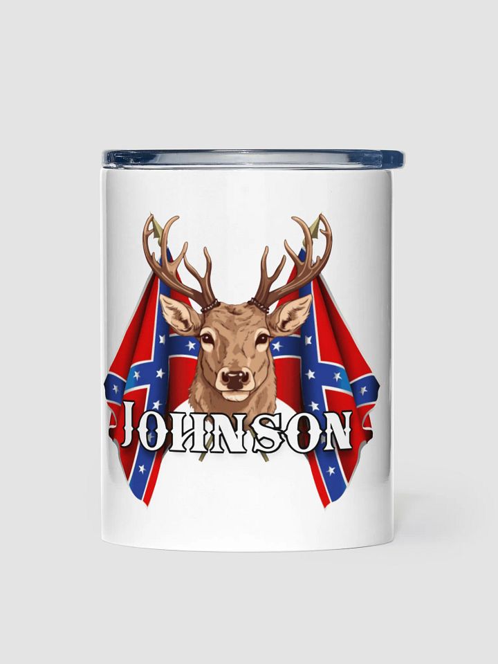 "Johnson" Last Name Rebel Redneck Deer - Kids Tumbler product image (1)