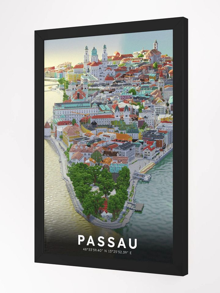 Framed Passau poster product image (2)