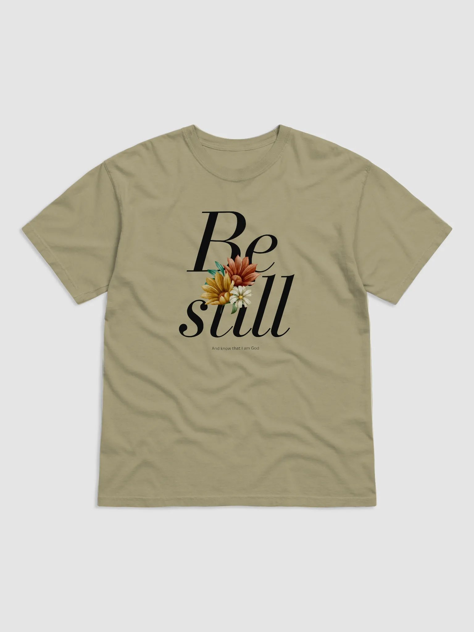 "Be Still" Floral Tee product image (1)