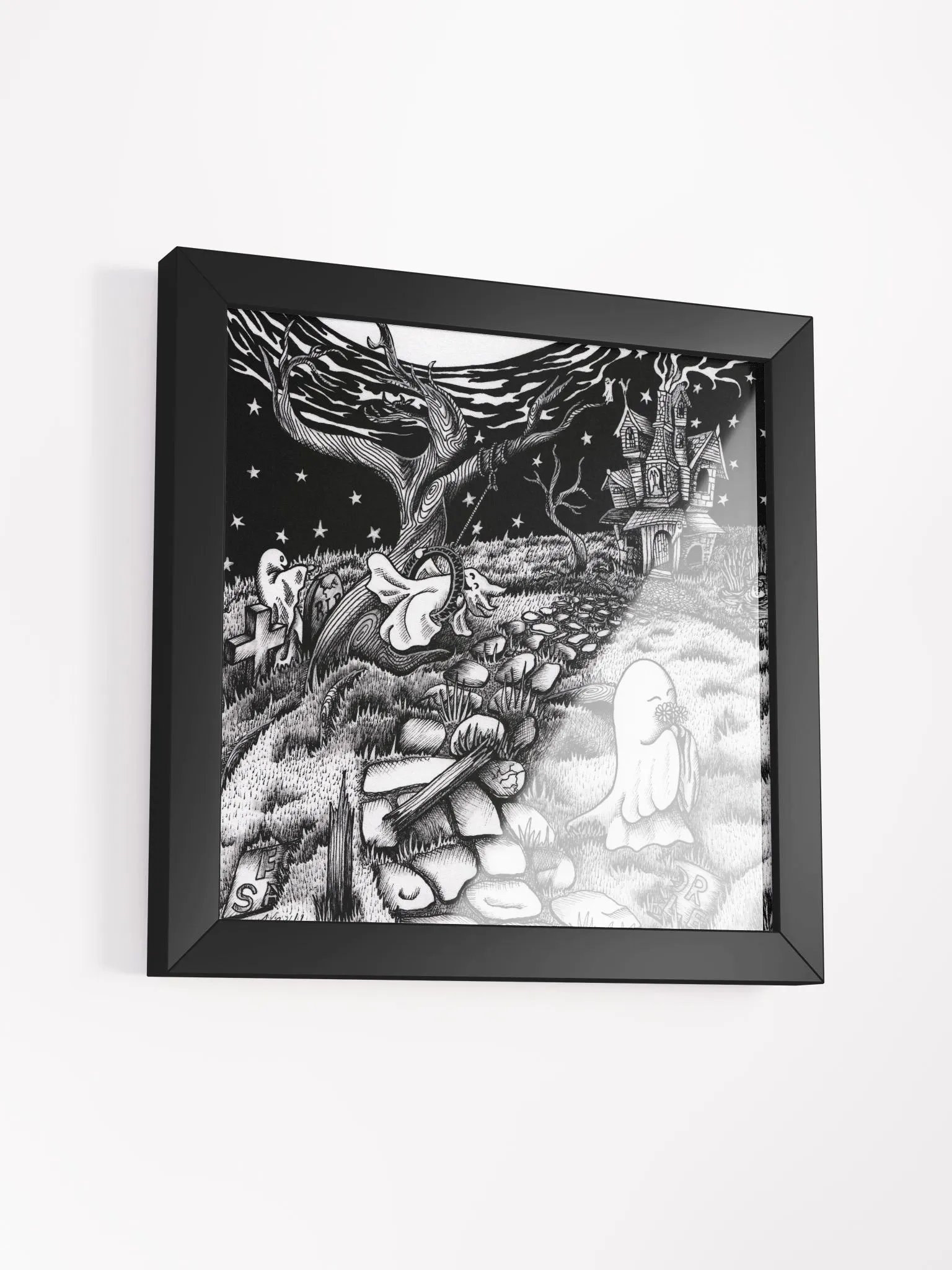 Haunted Estate Framed Poster product image (14)