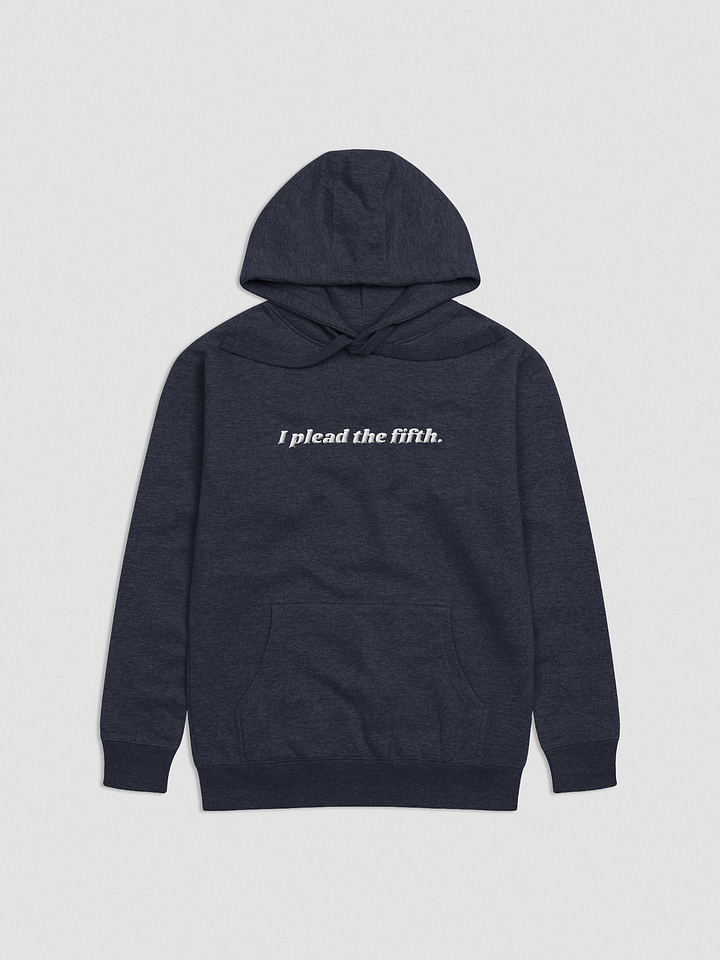 Embroidered "I Plead the Fifth" - Matching Set Hoodie product image (1)