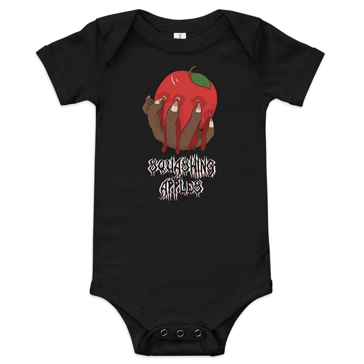 Squashing Apples Baby Short Sleeve One Piece product image (1)