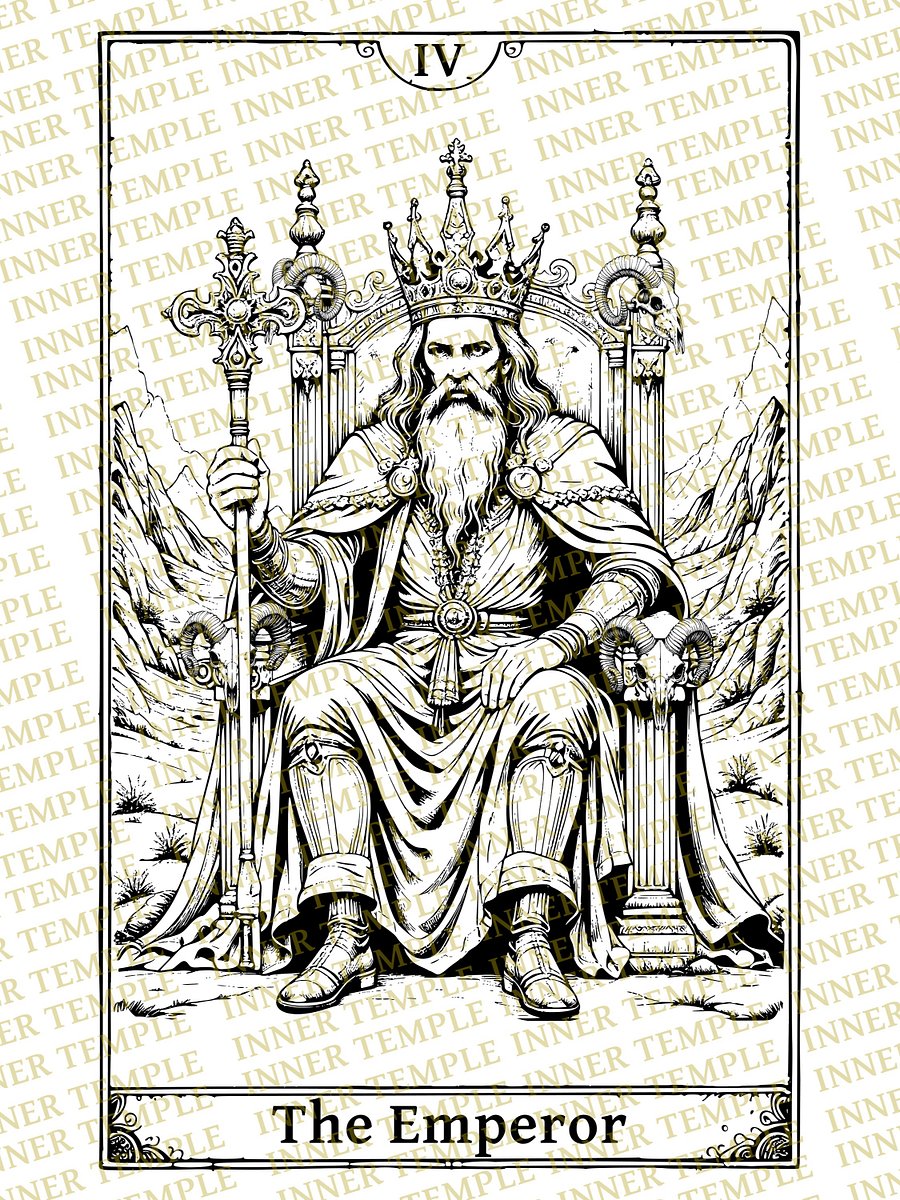Tarot Inner Temple, The Emperor ( Major Arcana IV ) product image (7)