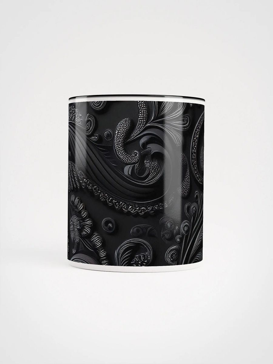 Ceramic Mug with Color black paisley product image (14)