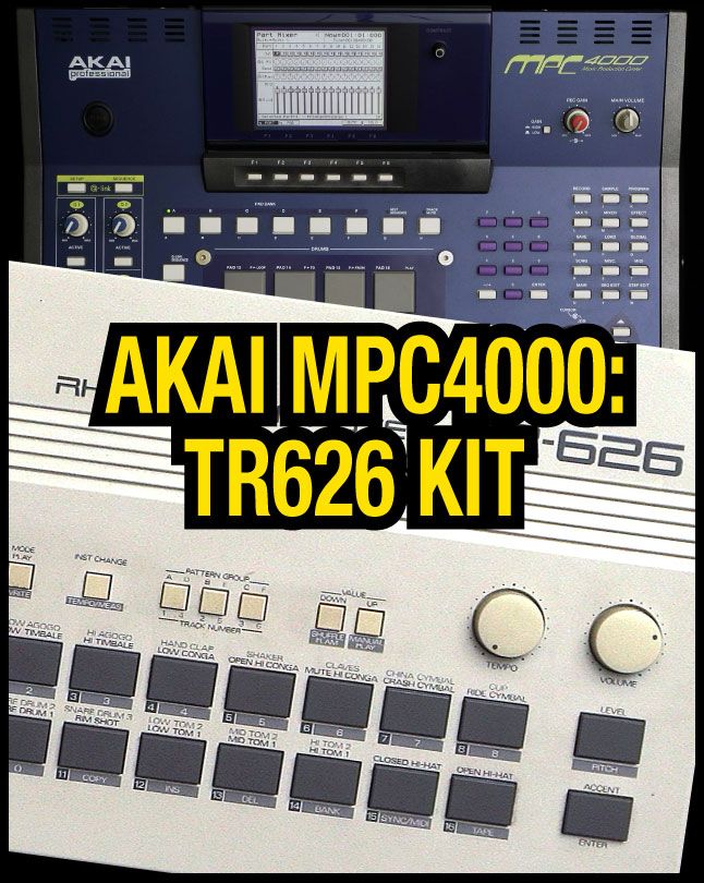 Akai MPC4000: TR626 Kit product image (1)