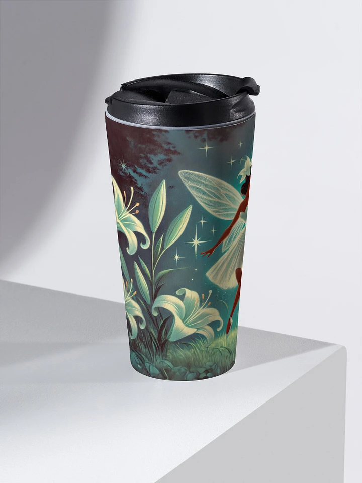 Enchanted Lily Fairy Stainless Steel Travel Mug product image (2)