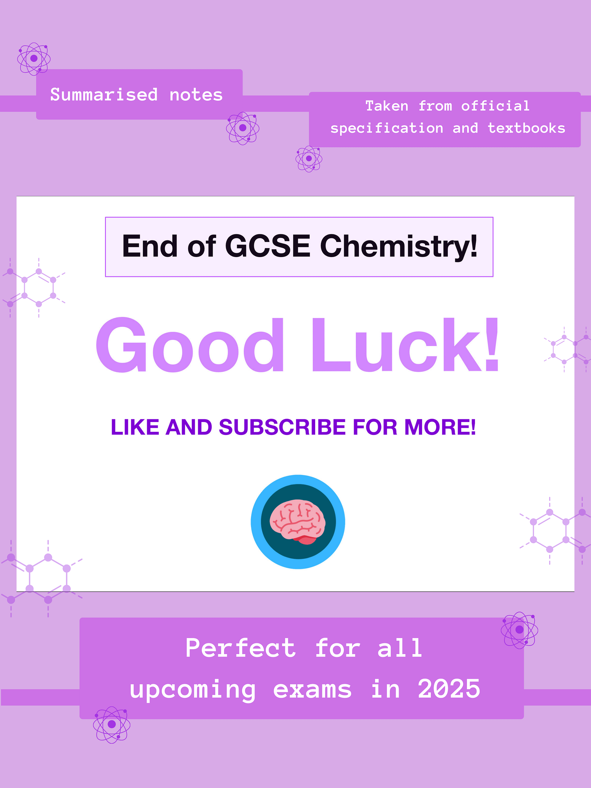 The WHOLE of AQA GCSE Chemistry Revision Notes (65+ Pages) | Revision Made Easy product image (5)
